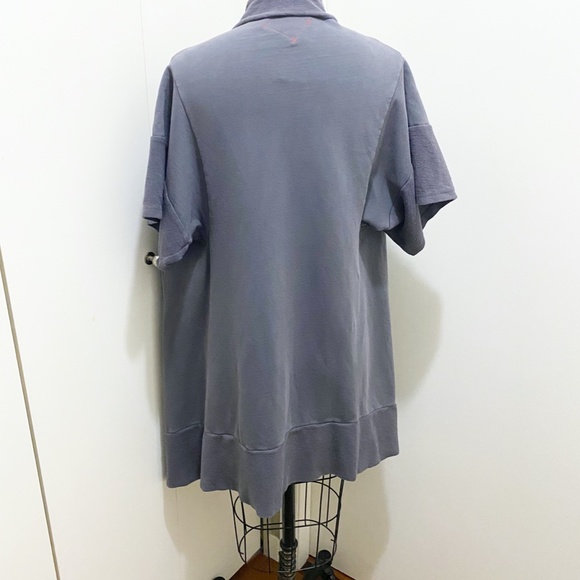 NWT Baftbird Unique Convertible 100% Cotton Shrug Grey Blue S/M - Picture 10 of 14